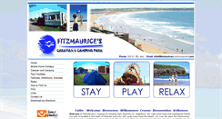 Desktop Screenshot of fitzmauricescaravanpark.com